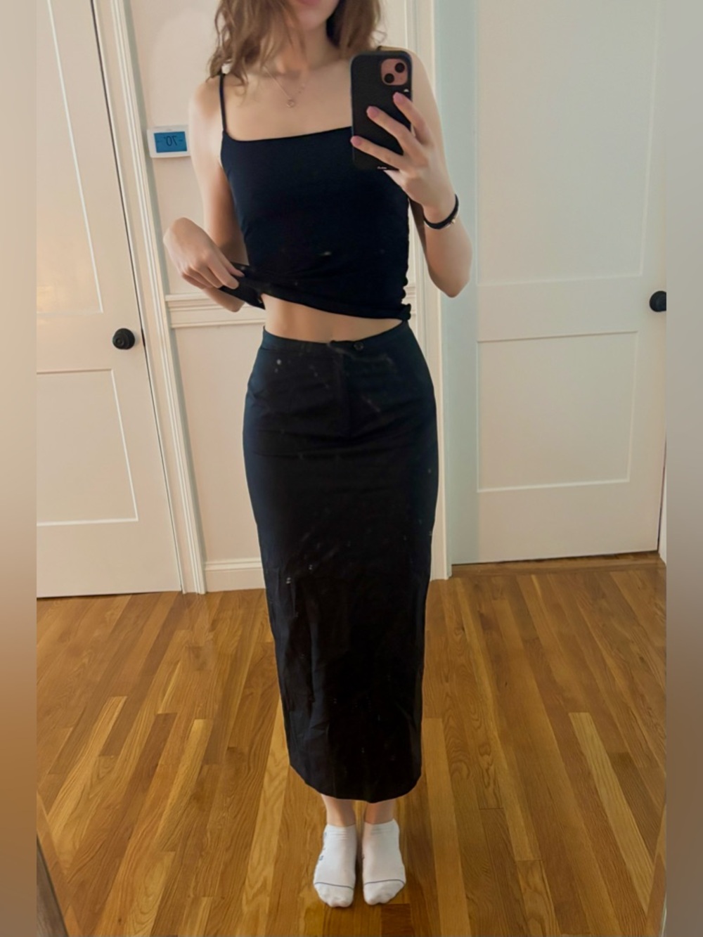 Banana Republic Black Maxi Skirt